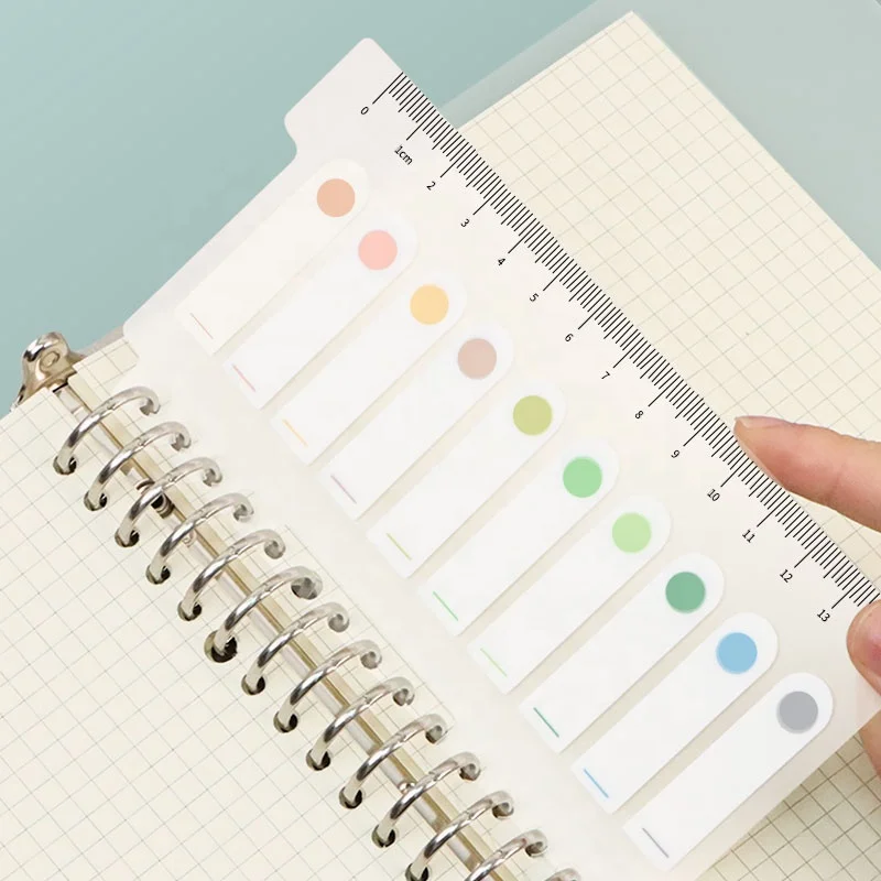 Pretty morandi series PET memo pad notebook label sticky post note flags writable 200 pcs/pack children school office supply