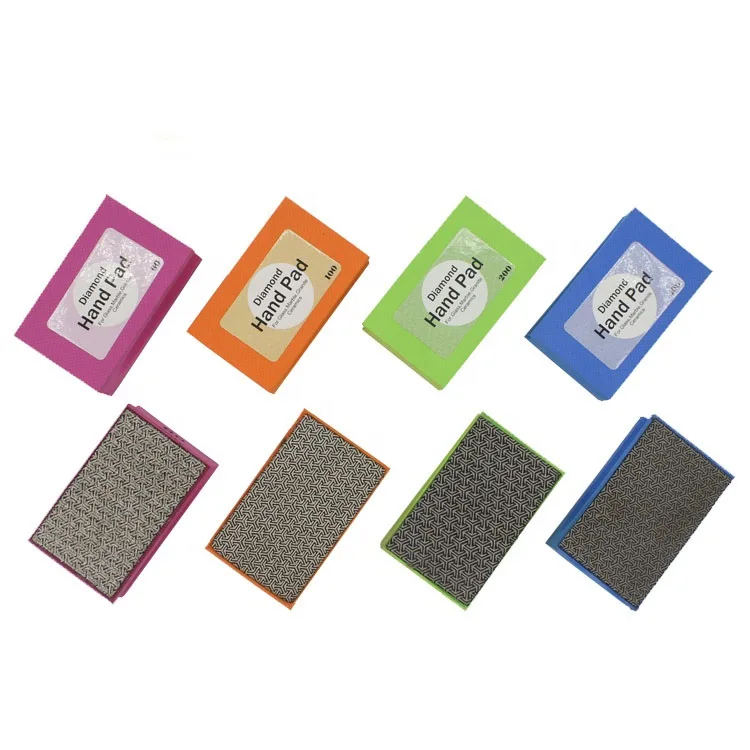 90x55mm diamond sponge for ceramic tiles or marble abrasive tools stone hand polishing pad for granite grinding porcelain tiles