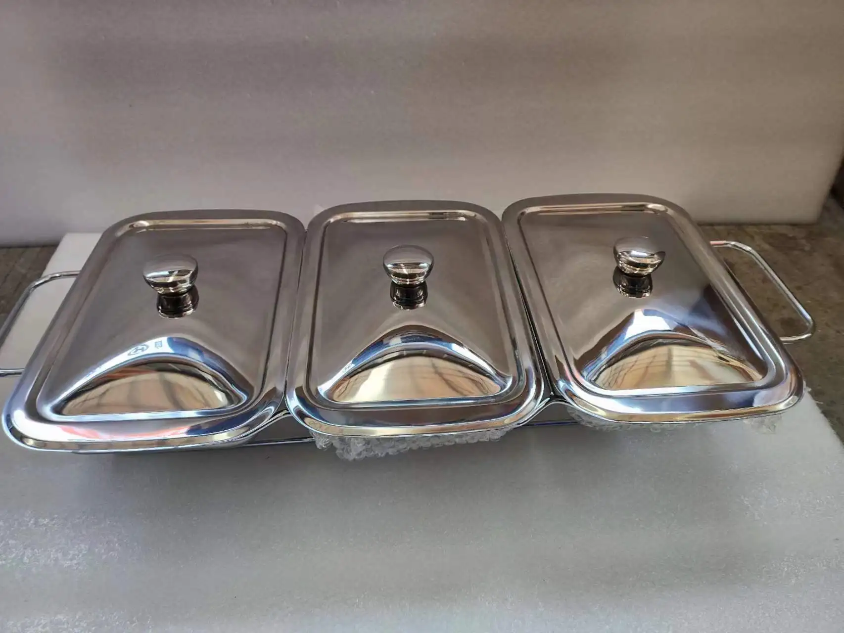 MANQI High Quality Chafing Dish Buffet Set Alcoholic Heater Chafing Dishes Luxury Food Warmers