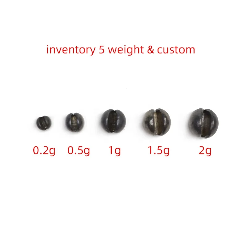 Snap Weight Fishing Accessories Equipment Gear Removable Lead Sinking Round Split-Shot Fishing Egg Weights With Plastic Boxs