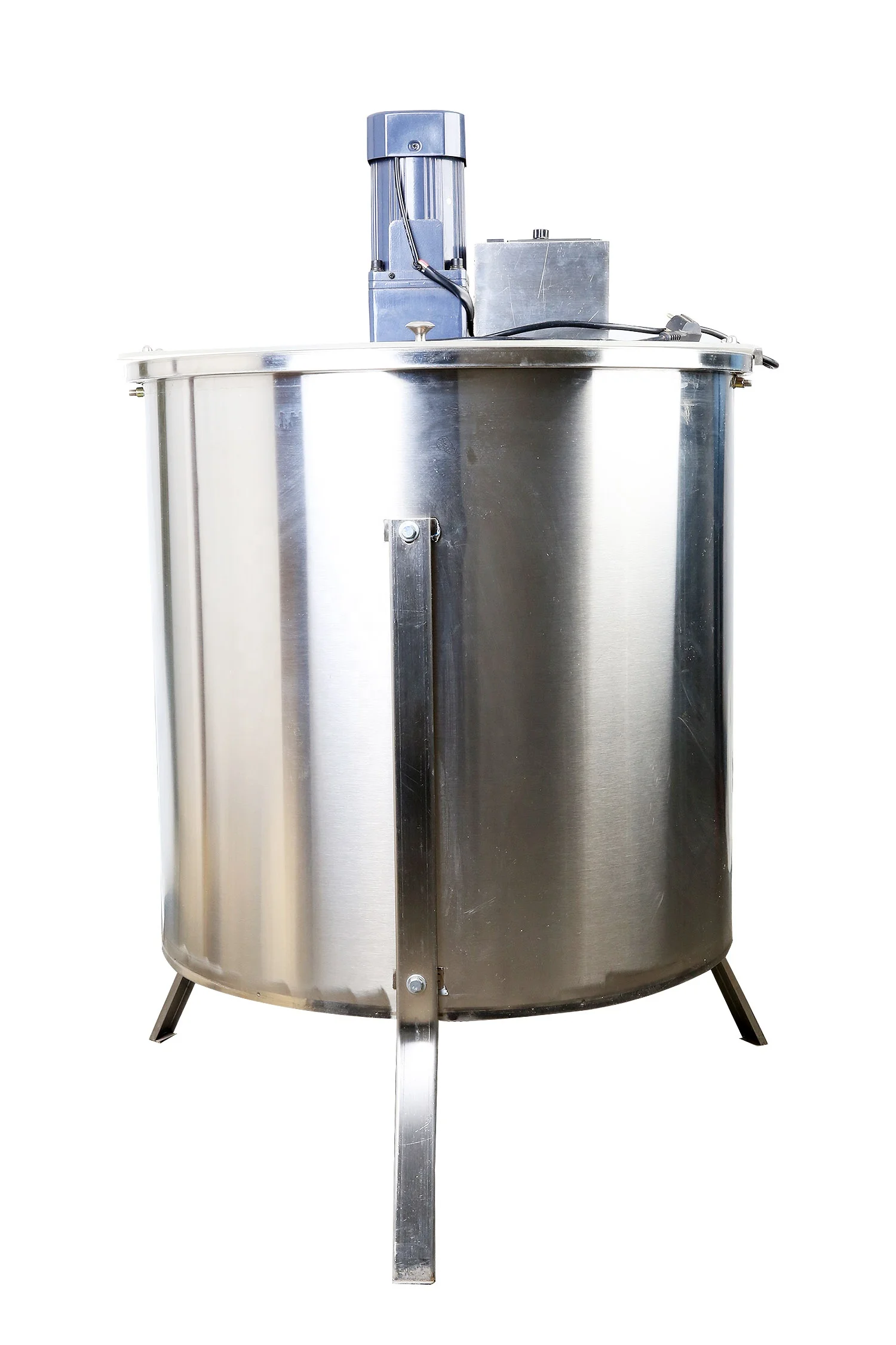 6 frames electrical seamless honey extractor Automatic Honey Centrifuge Machine With Vertical Motor