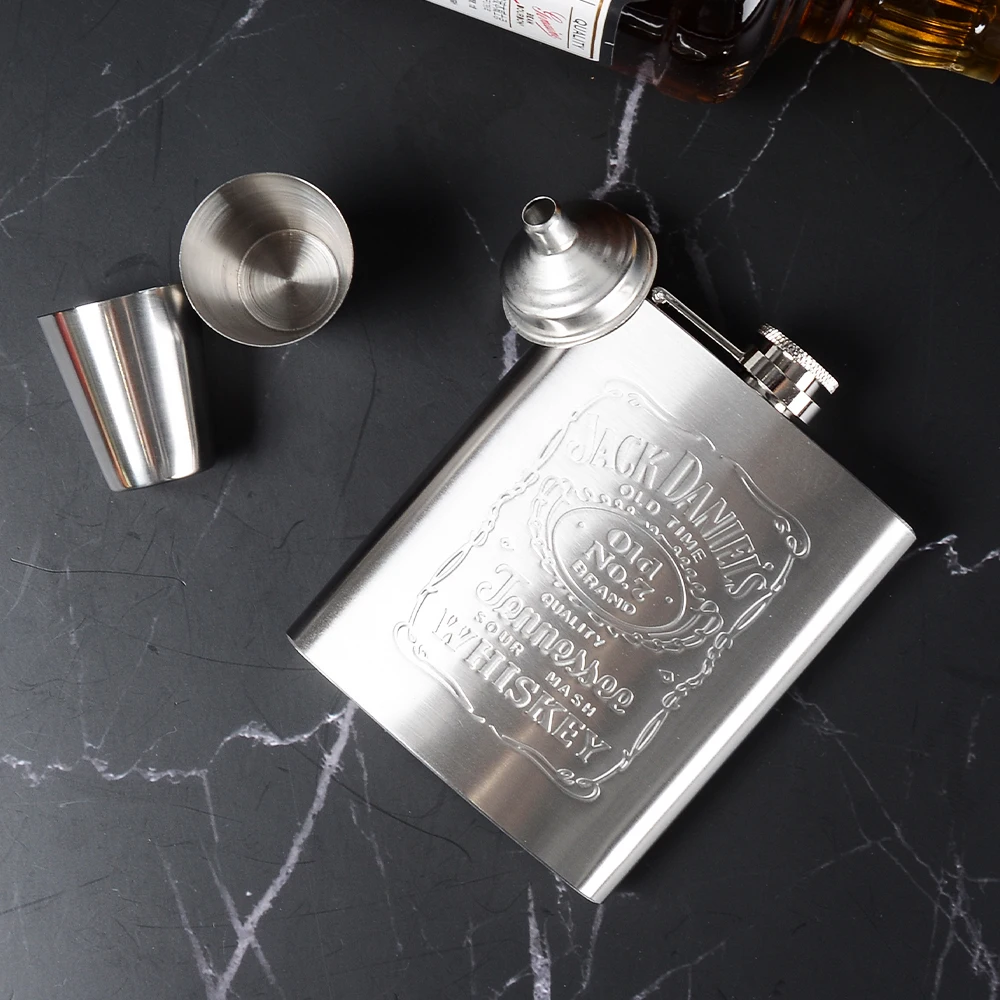 KLP оптовая продажа, логотип под заказ, 6 унций, бутылка для спирта из нержавеющей стали, бутылка для вина macallan, портативная фляжка