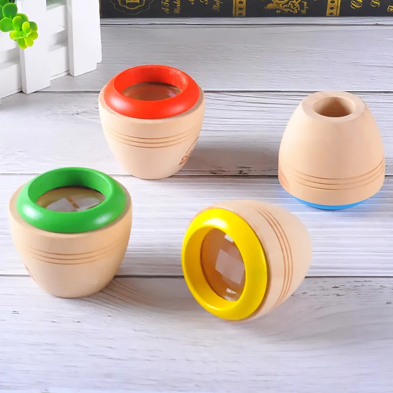 Оптовая продажа деревянные игрушки Новое поступление Детские Ранние развивающие креативные калейдоскопы