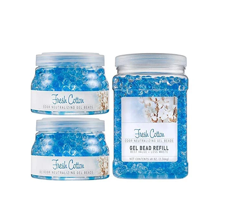 Promotion eco friendly crystal toilet room gel air freshener gel beads