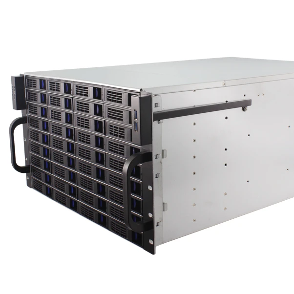 6U Server Chassis Depth 48cm Rack Chassis 48 Hard Disk Spaces