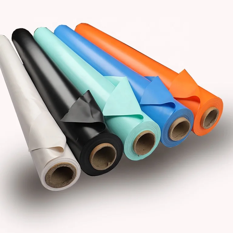 Factory manufacture various colored soft pvc film for book cover