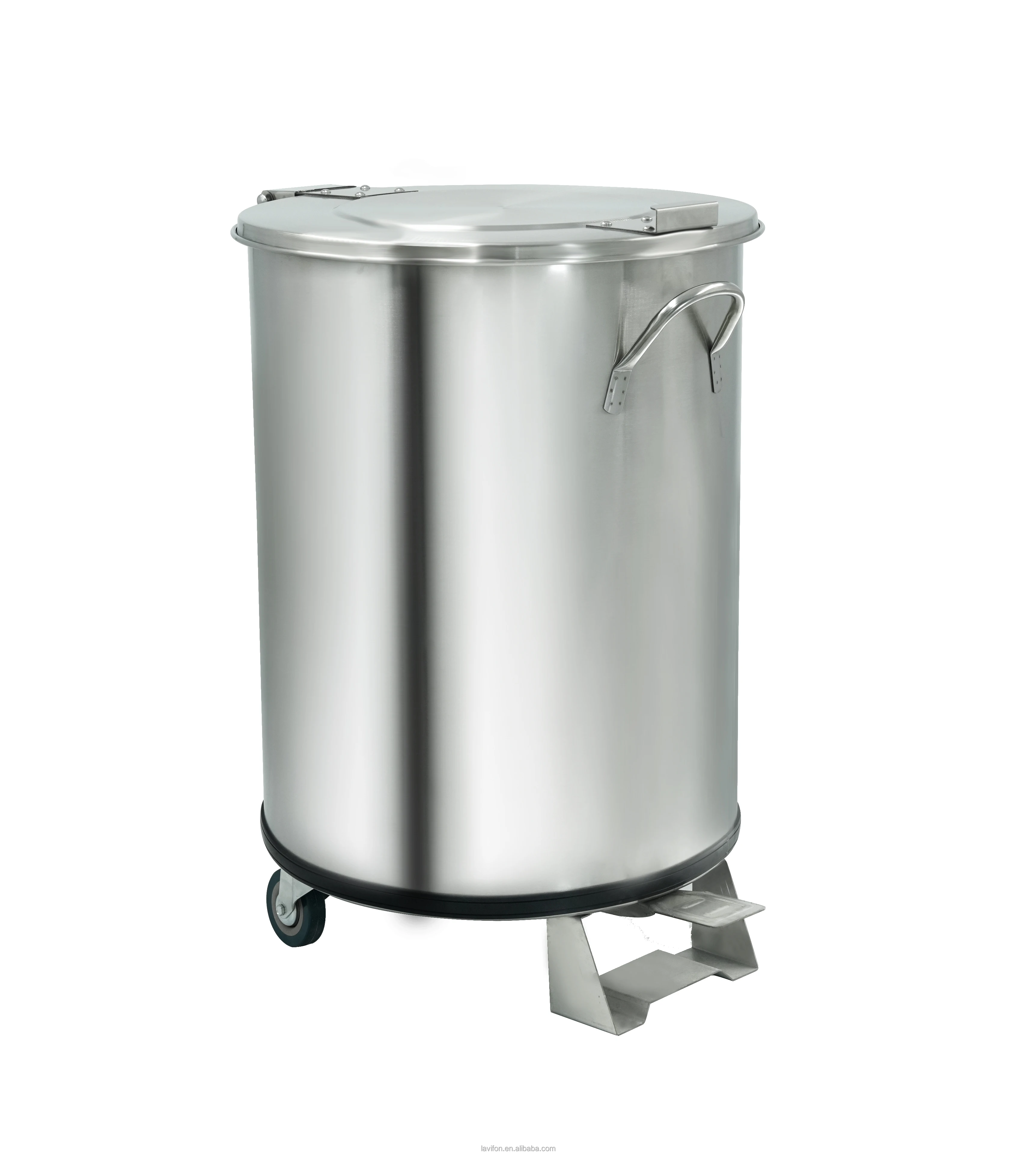 Stainless steel custom modern durable outdoor metal trash bin waste bin dustbin trash bin