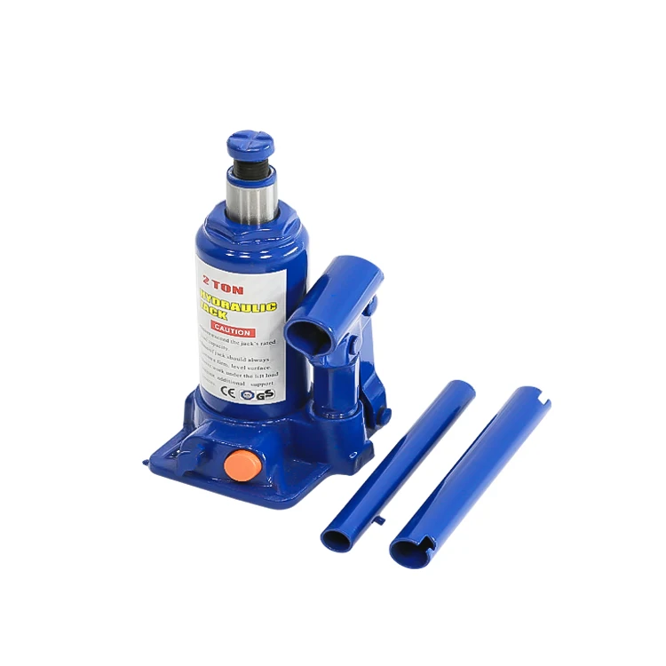 WISDOM 2T Car Machinery Spiral Jack Heavy Duty 2-20T Hydraulic Bottle Car Jack for Home Garage