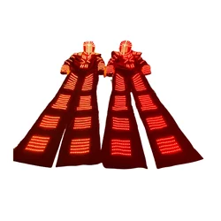 Hot Sale Street show Stilts  led robot costume david guetta suit led robot suit
