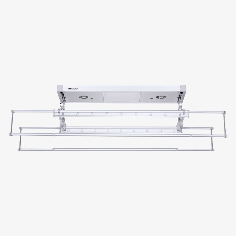 
2020 HOT SALE Quality assurance balcony aluminium LED lights Automatic smart Electric home clothes drying rack hanger machine 