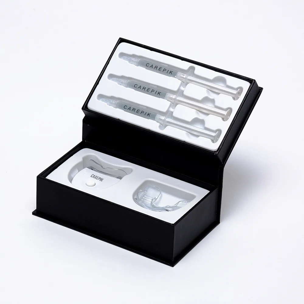 Professional Dental Bleaching Private Logo Client Home Use Teeth Whitening Kit Kits Private Logo 16% With Led Light