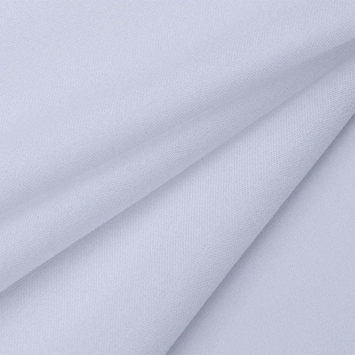 100D 4-Way Stretch Elastic Fabric Plain Dyed Woven Technique Anti-Wrinkle Polyester Pleated Spandex Knit Interlock