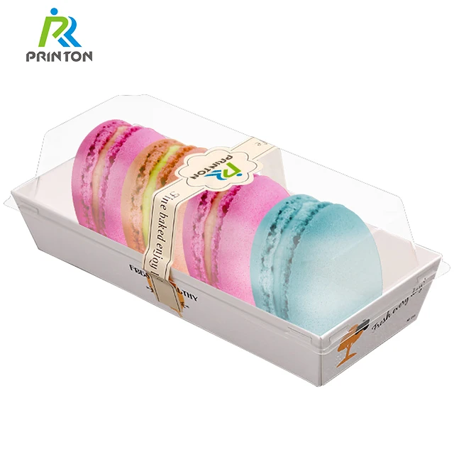 Wholesale Custom printed blister sweet boxes packaging dessert macaron box