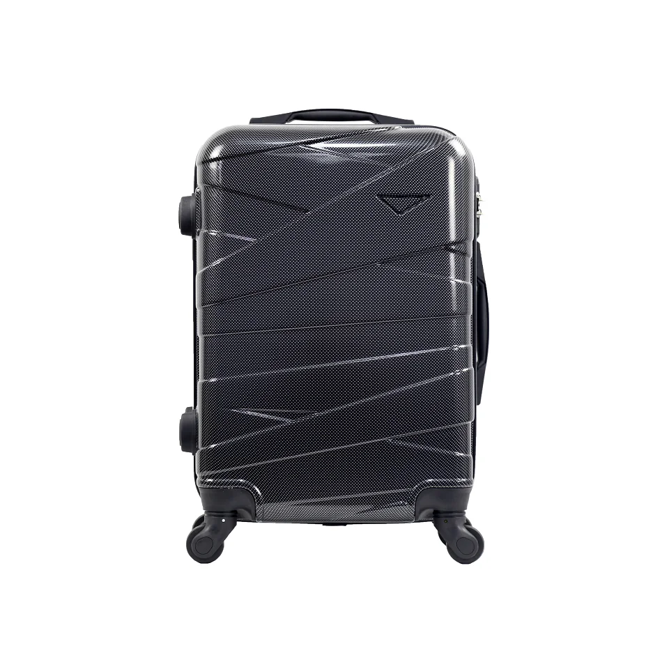Travel bag trolley luggage suitcase hardside suitcase trolley carry on custom PC ABS luggage bag