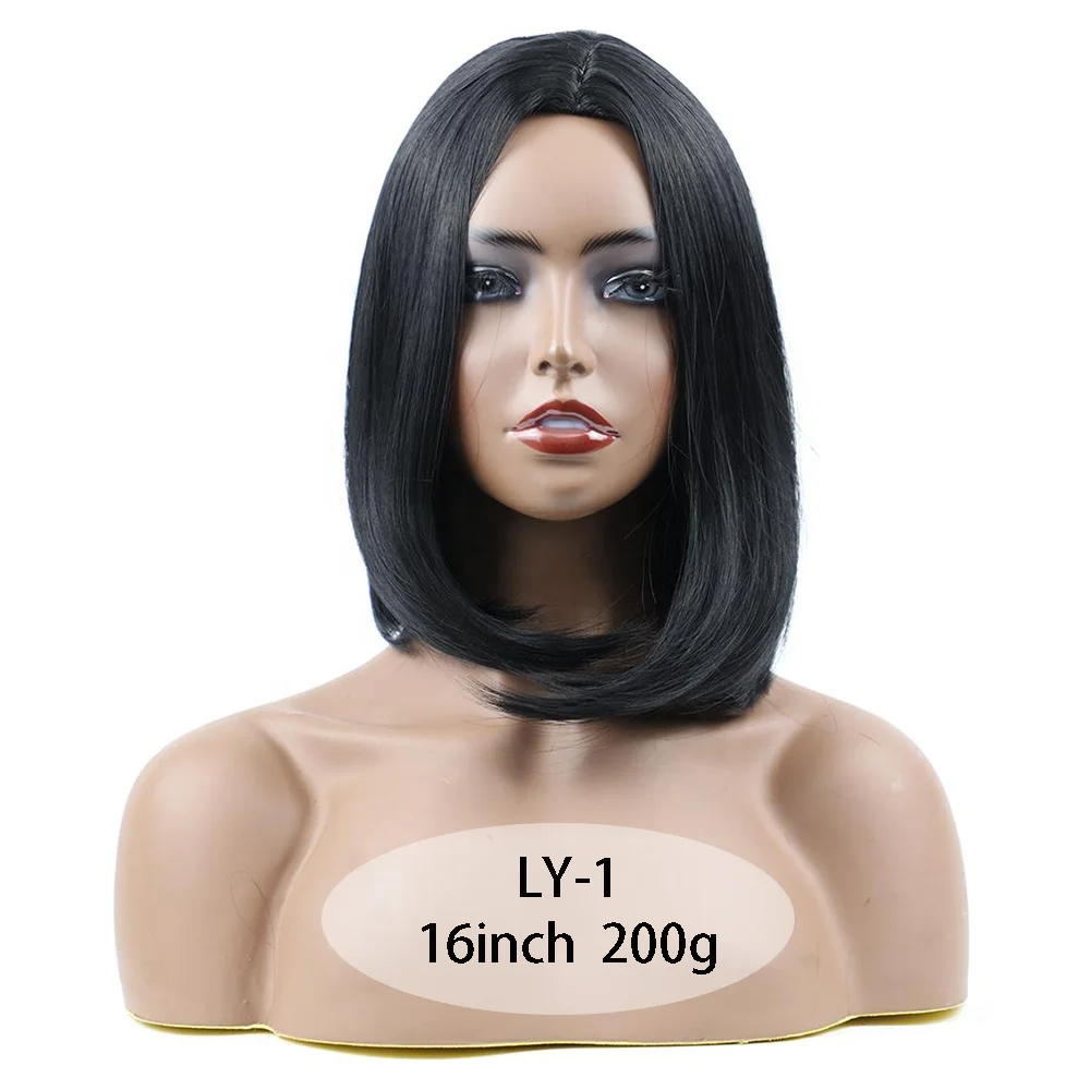 QueenBraid Headdress series long and short straight curved multicolor synthetic wig synthetic front lace wig