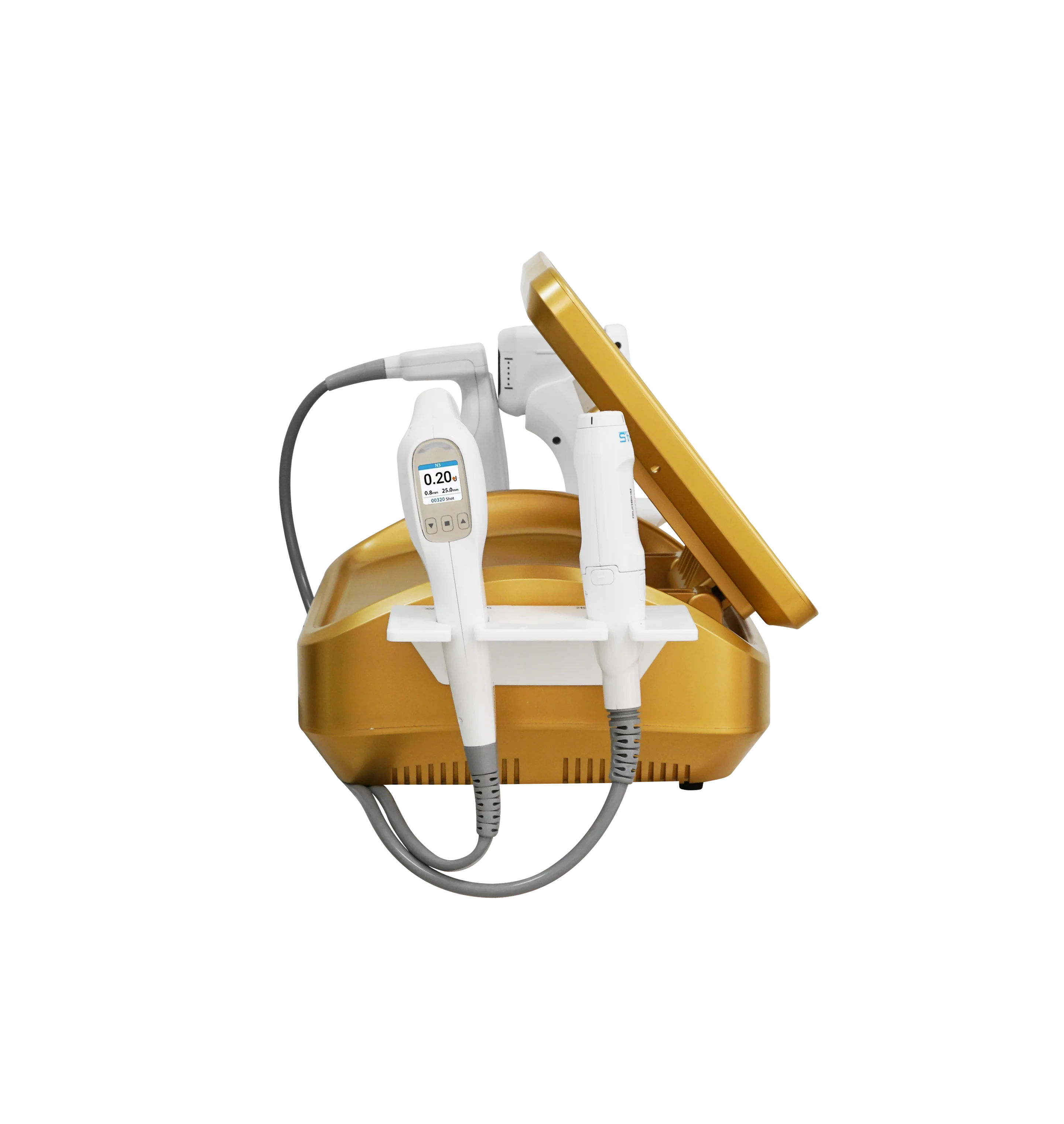 A 4 in 1 4d 7d Hifu 12 Lines Liposonixed 8mm 13mm Cartridges Body Slimming Face Skin Tighten V Max Machine