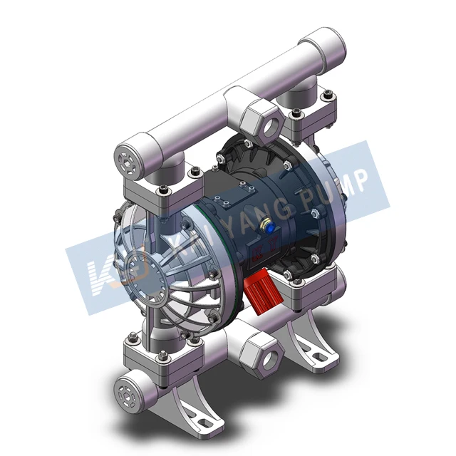 KYQ25LS Water Diaphragm Pump Low Pressure PP Pneumatic Used To Transport Mud Pottery Pulp And Other Ceramic Raw Materials