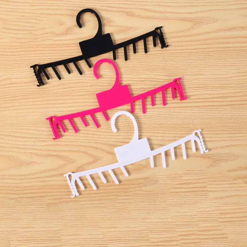 Foreign Trade Large Adult Plastic Comb Panty Rack Black Clothing Store Display Plastic Hanger Pant & Skirt Custom Hangers