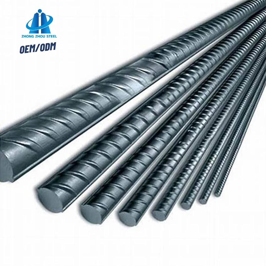 Concrete Reinforced Deformed Steel Rebars Grade HRB400 HRB500 6Mm 8Mm 10Mm Rebars for Construction