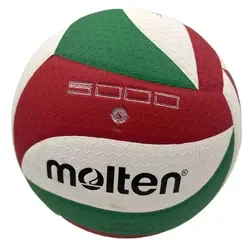 Size 5 Molten 5000 Soft Touch Laminated Volleyball Wholesale Official Pu Leather Custom Printed 50 Adults Racing Green Butyl