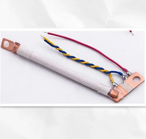 Manganin shunt copper shunt assembly with wire for electric meter