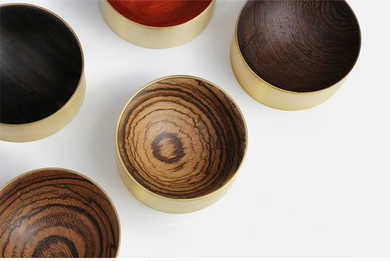 Special gift home hotel office use wood core storage box a paper clip