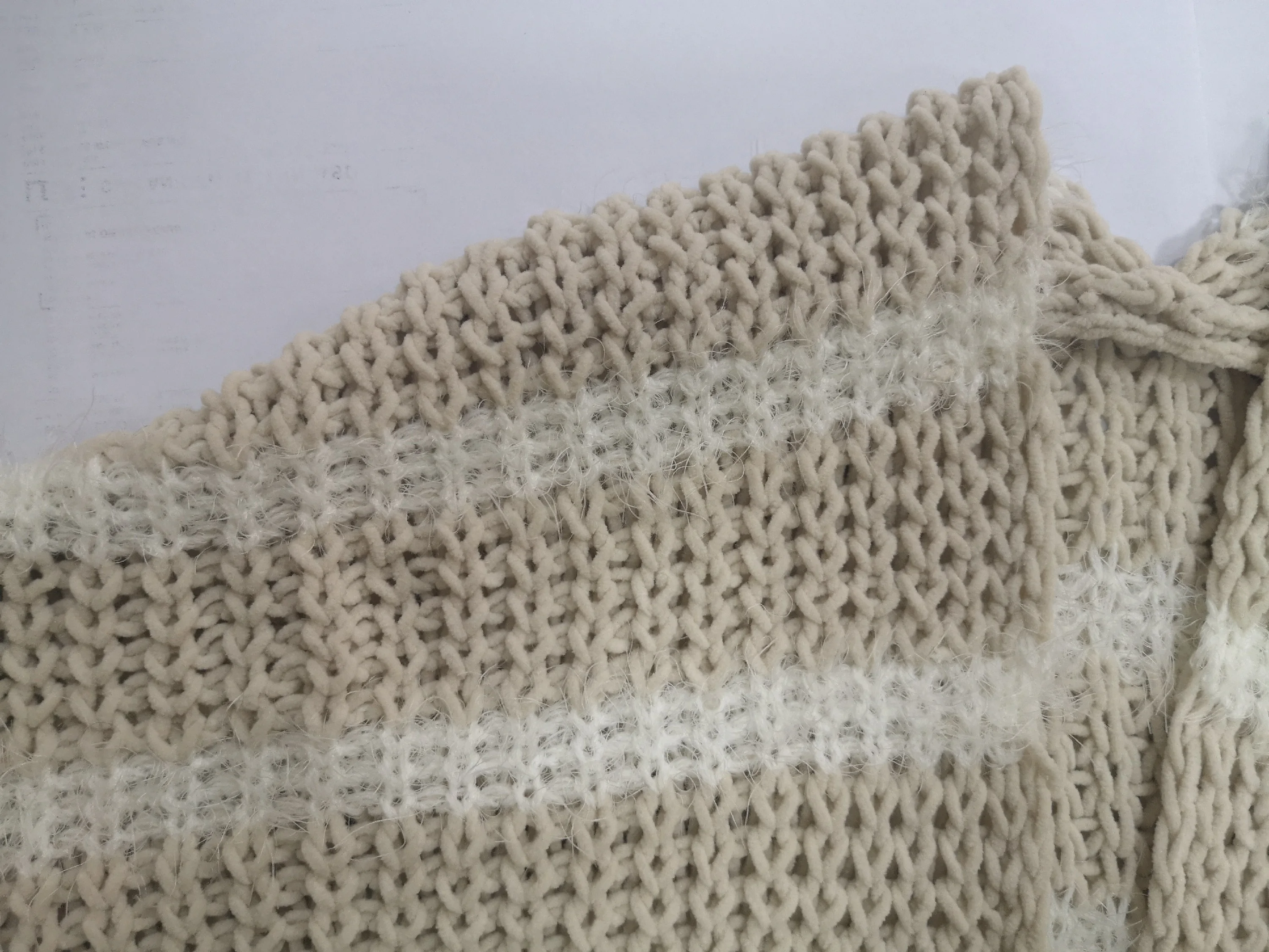 
Top Quality New Elegant Ladies Loose Cardigan Striped Knitted Woolen Sweater 