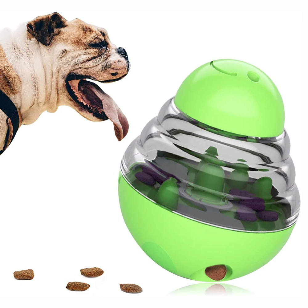 Pet Tumbler Interactive Toy Dog Shaking Food Leak Ball Funny Iq Puzzle Ball Dog And Cat Self Feeding Toy Puppy Play Feeder Toy