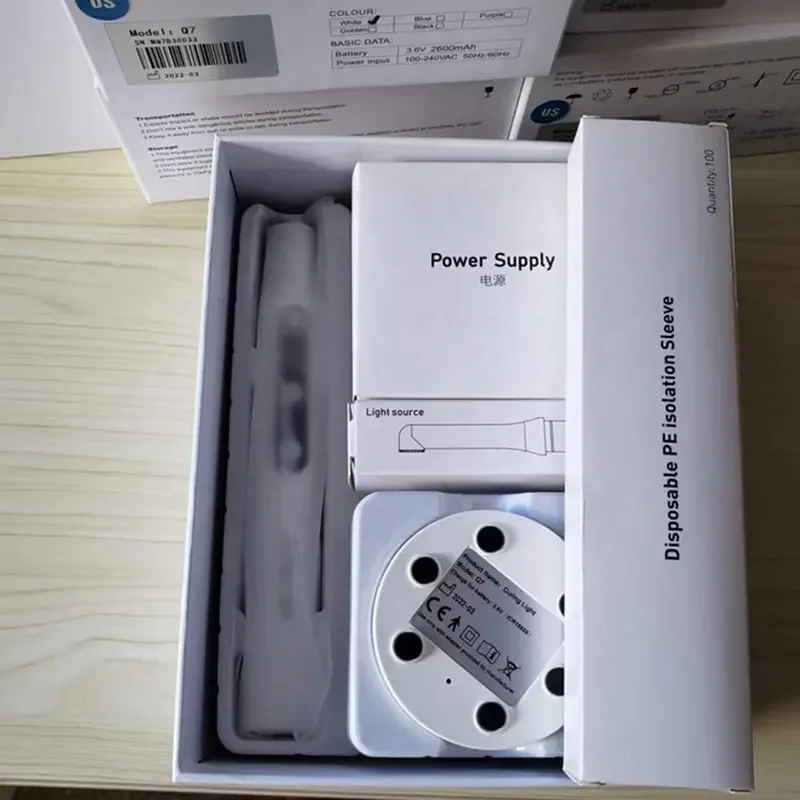 1 Second Wireless Dental Lamp with LED Curing Light Electric Power Source Metal and Plastic Material New Dental Cure Unit