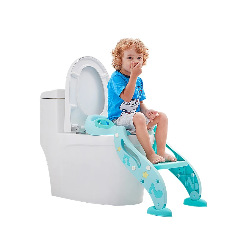 New Baby toddler ladder toilet, baby toilet seat with step ladder, baby potty ladder toilet