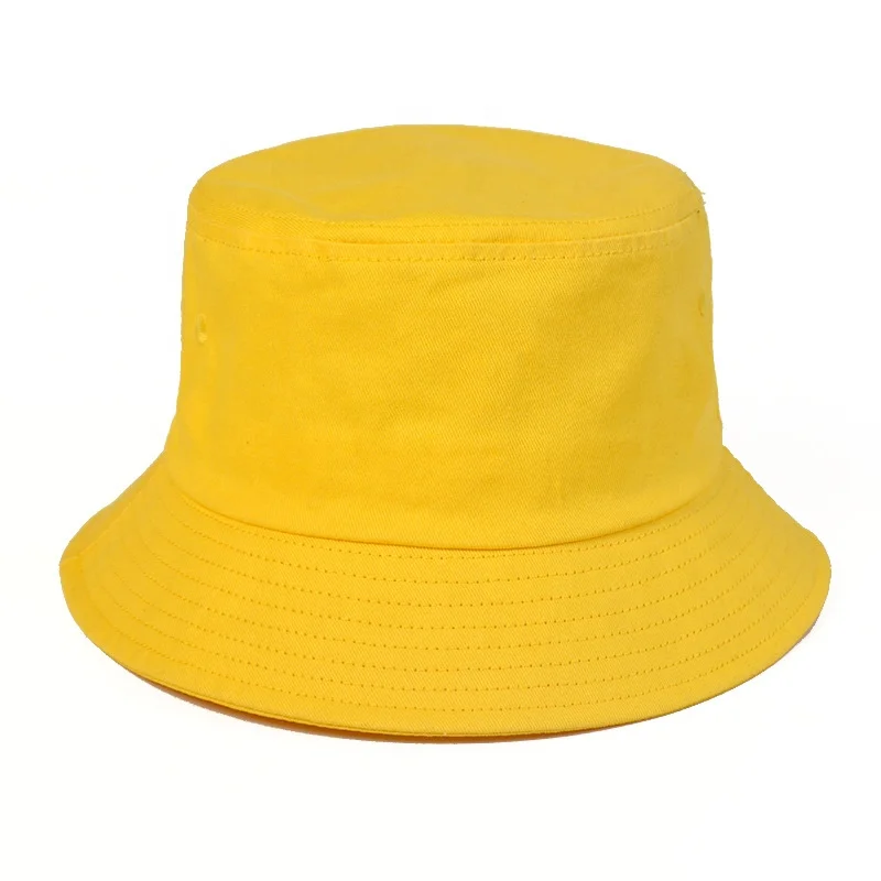 
Promotional Outdoor Adjustable Plain Cotton Blank Unisex Fisherman Bucket Hats Custom Log 