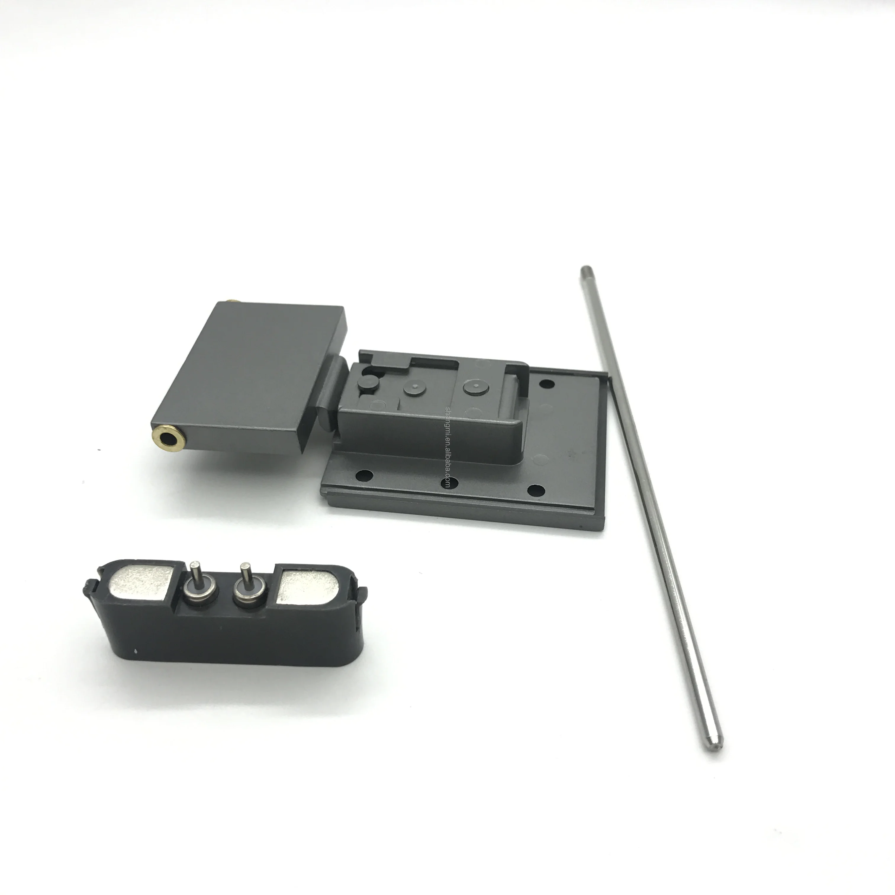 Factory Supply 50 KG Aluminum frame Pin hinges concealed Glass door hinge for Wardrobe