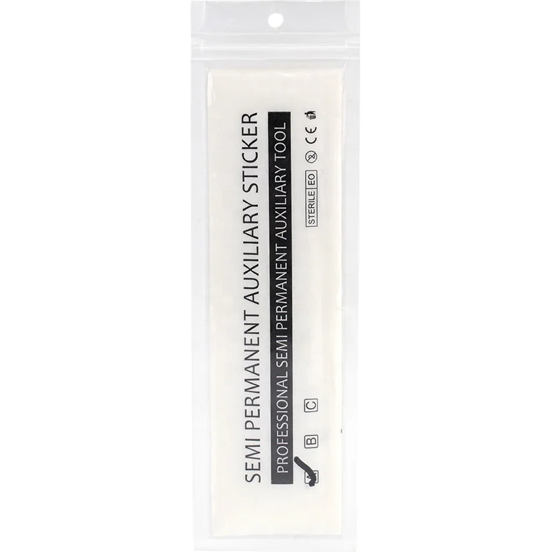 
Microblading Hand Tools Wholesale Silicone Different Shape Eyebrow Microblading Ruler Stencil Disposable Eyebrow Ruler Sticker 