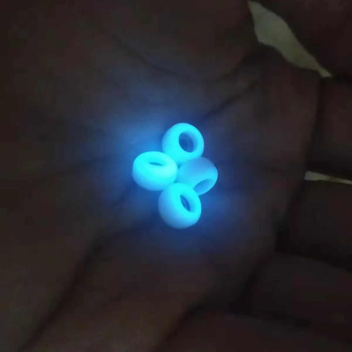 Luminous white handmade fingerboard wheels