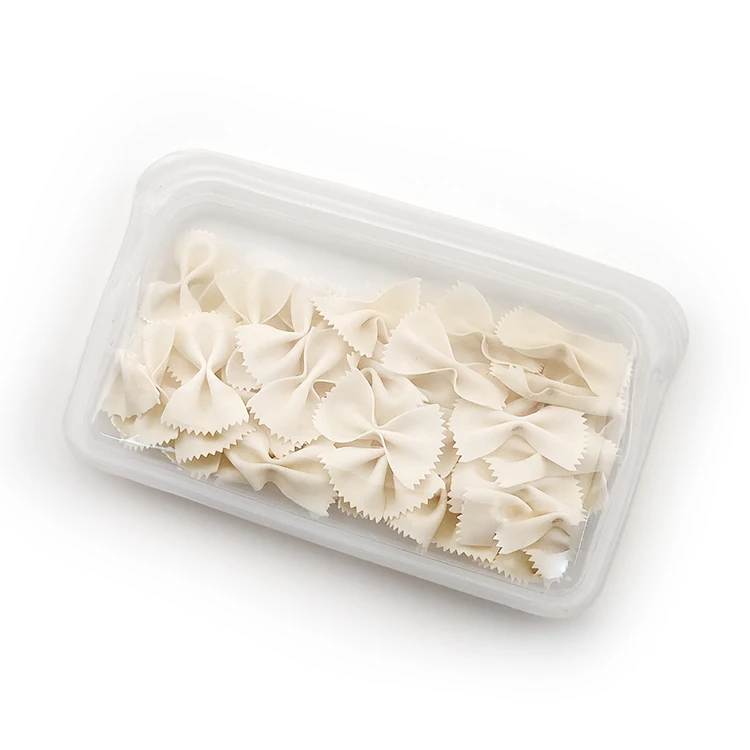 400ML BPA-Free Food Grade Pure Silicone Multi-function Reusable Silicone Food Storage Bag