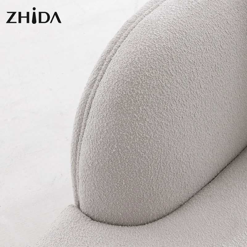 Italian Style Curved Sofa Luxury High-end Design Custom Home Furniture Living Room Sofas Fabric Sectional Sofa Set For Hotel