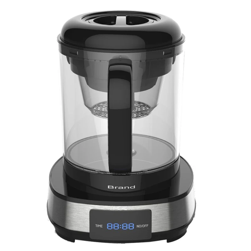 USB chargeable Cold Brew Coffee Maker 35oz Jar Pitcher Pour Spout Handle Lid Pitcher for iced coffee & Tea Lemonade