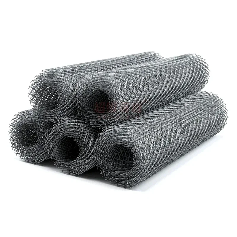 9 gauge Small Hole Mini Mesh Chain Link Fence basketball stadium cheap mini chain link fence roll 4 ft 6 ft 8 ft 10 ft