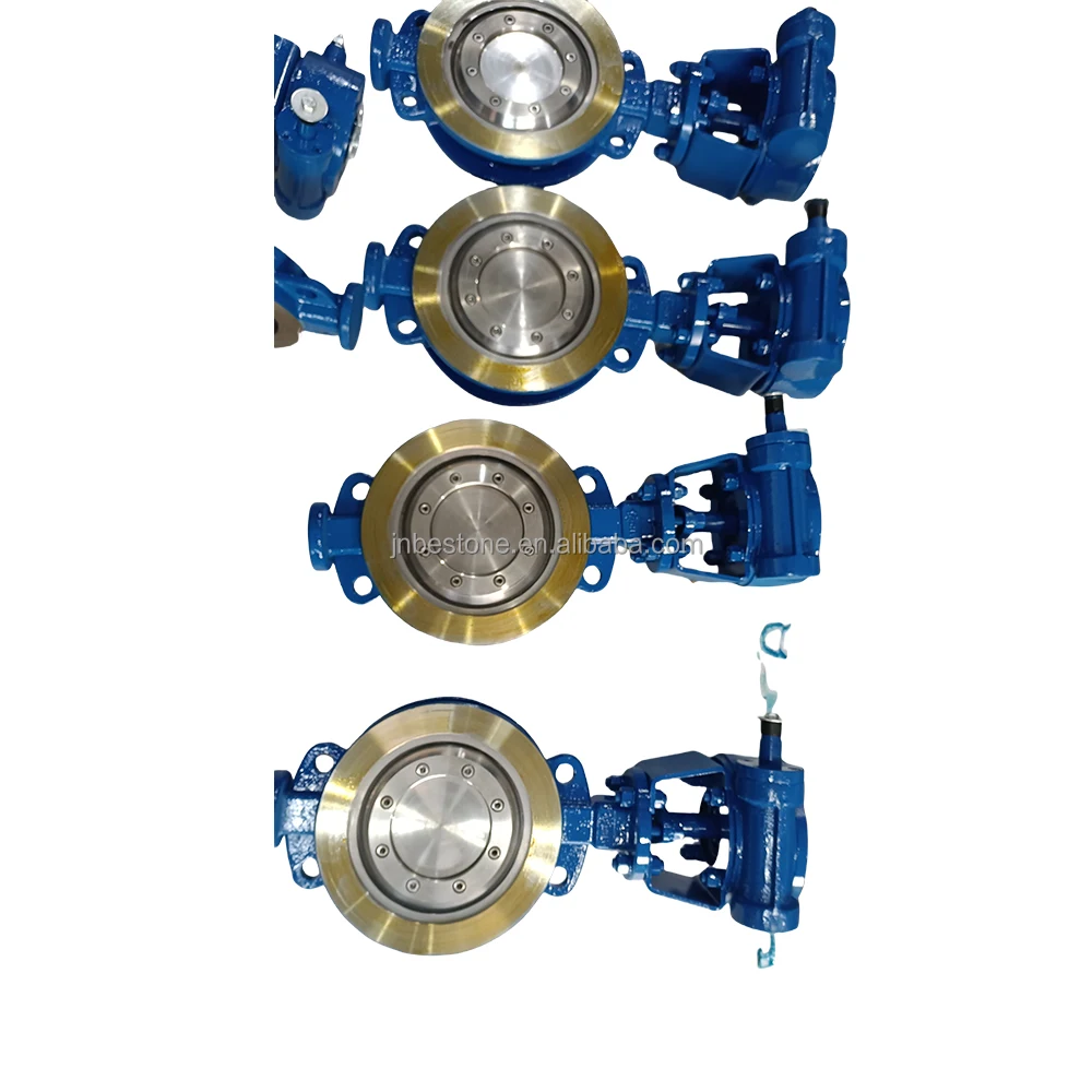 DN200 Hot selling ANSI150 Hard sealing Gear box wafer butterfly valve, metal to metal seat wafer type Butterfly Valve