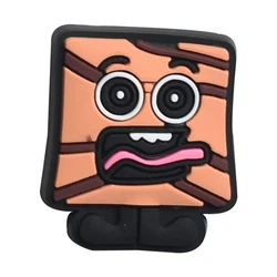 New Arrival Food Nutella Body Crunch PVC Croc Charm Designer Glow  for Crock Wristbands charm for bracelet Cinnamon Toast