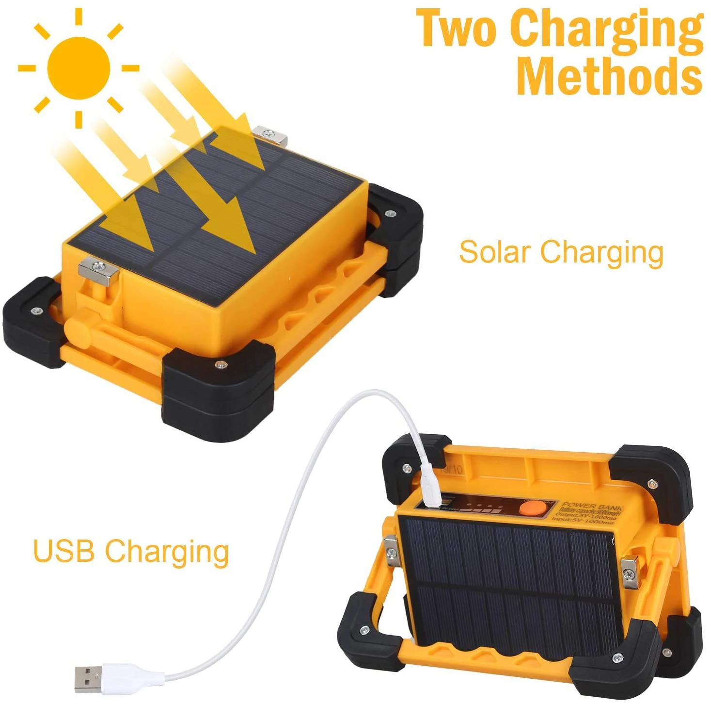 Quantex 60w portable solar flood light outdoor led with polysilicon panel