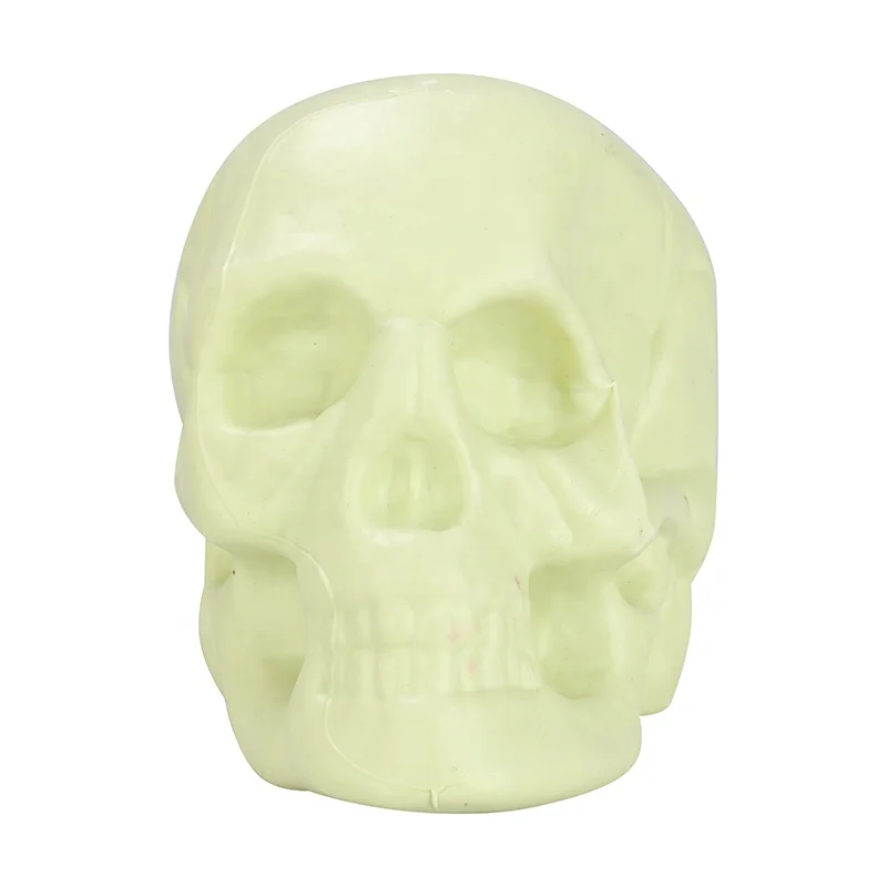 
High Quality Horrible Halloween Plastic Skeleton Head For Party Haunted House 