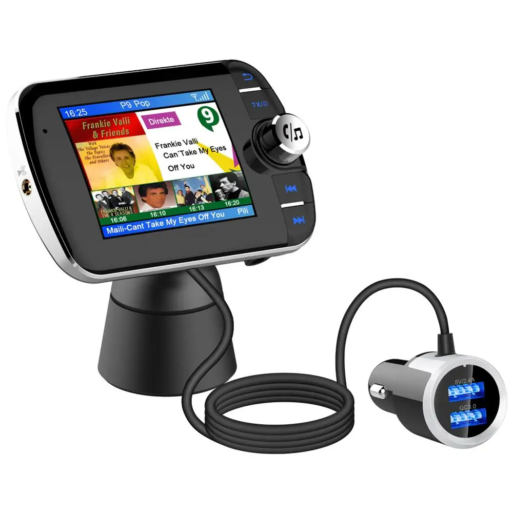 New Arrival  DAB Digital Audio Broadcasting LCD Display  Car Transmitter   Fm Transmitter MP3 Player