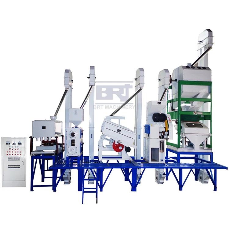1.25t/h Parboiled Rice Plant High Yield rice Milling Machine with Weighing Scale Bag Sewing 30 Ton Rice Milling Machines Plant