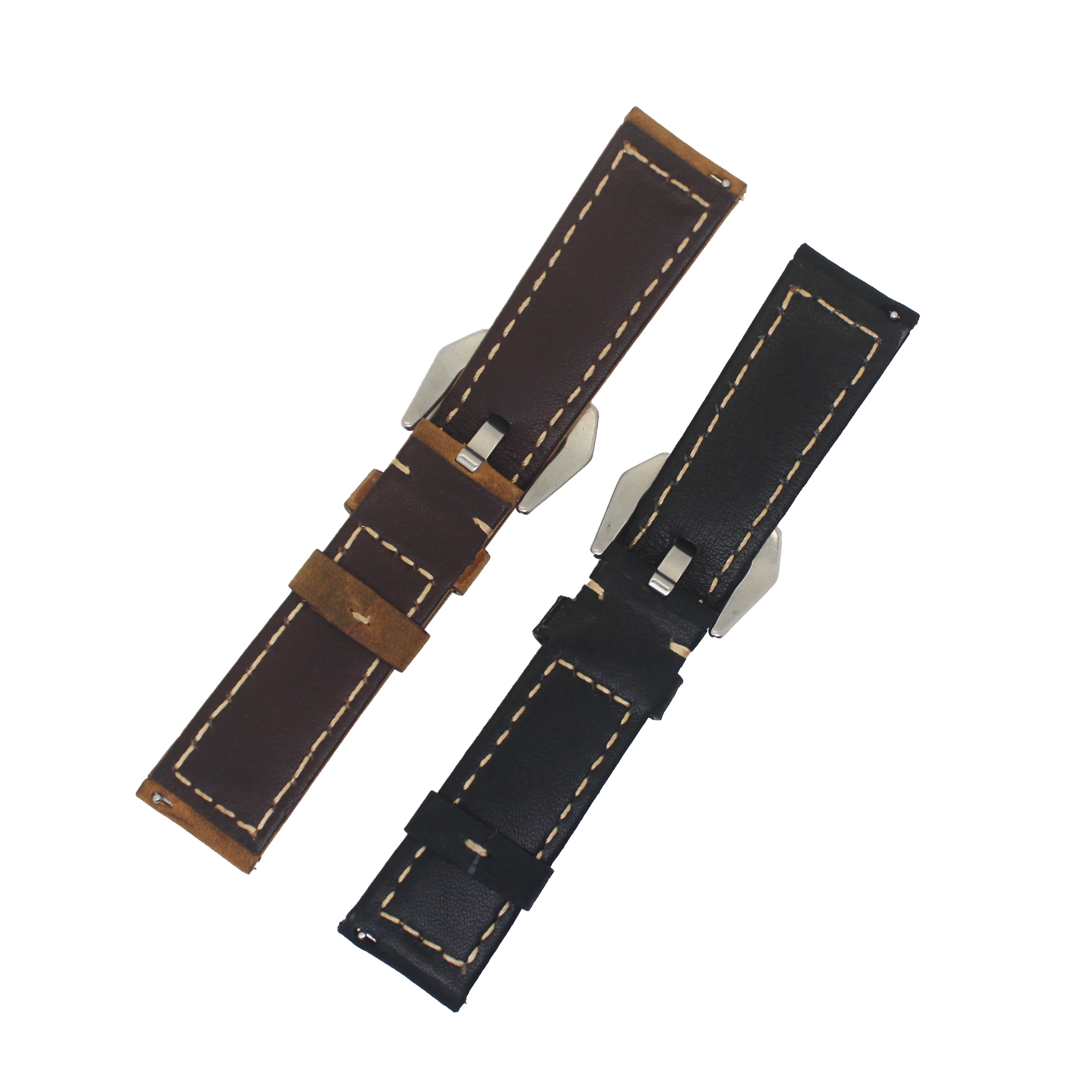 
Superior Qualified frosted watch with changeable genuine leather watch strap 