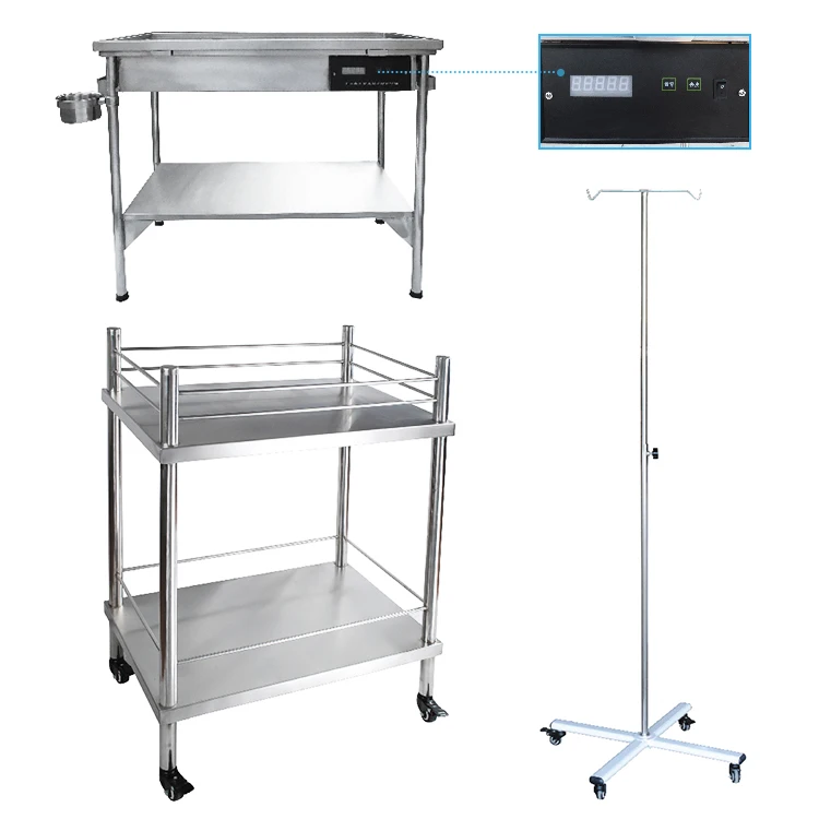 New design stainless steel electric control pet operating table Electric Lift Stainless Steel Vet Table