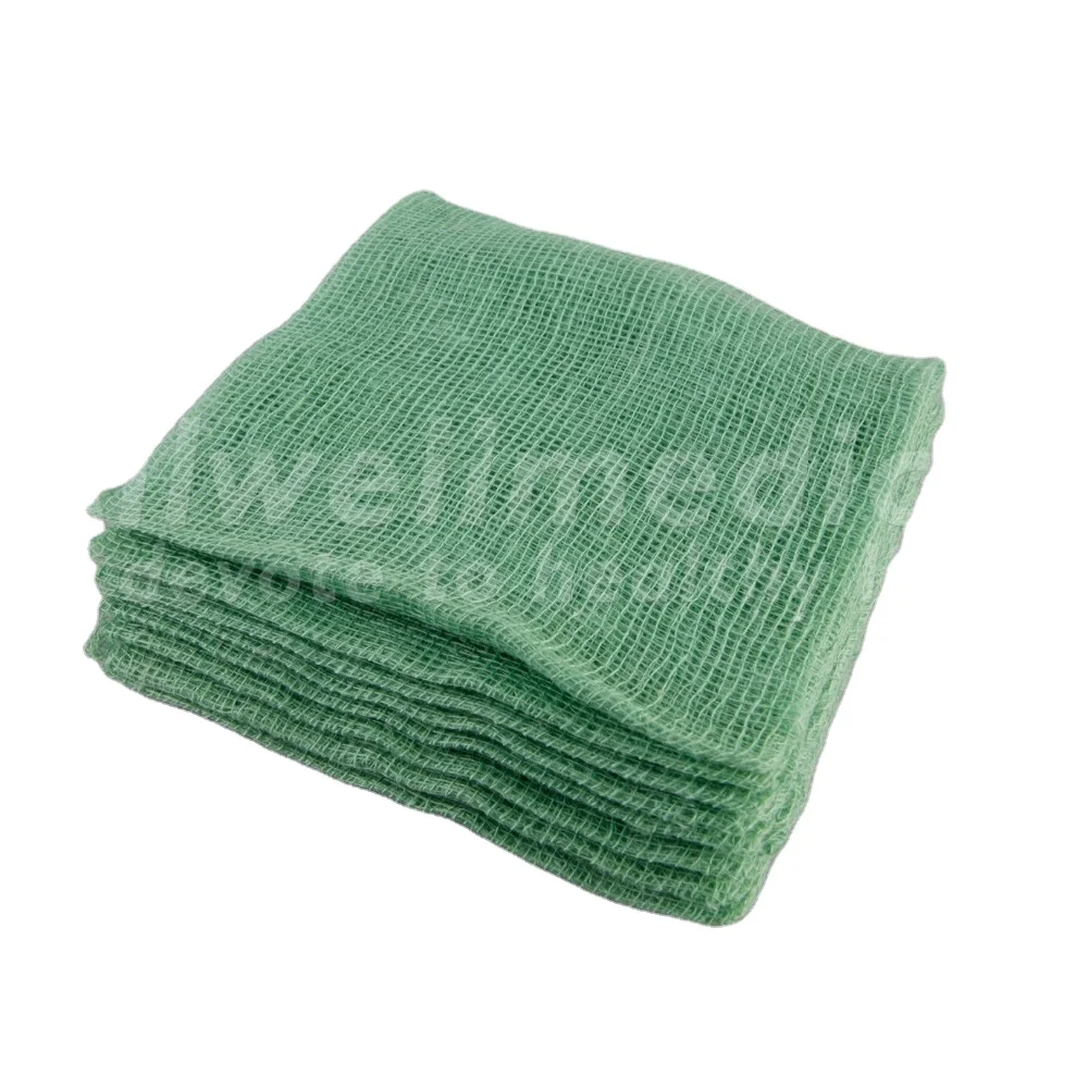 Зеленые Марлевые Губки, хирургические марлевые тампоны