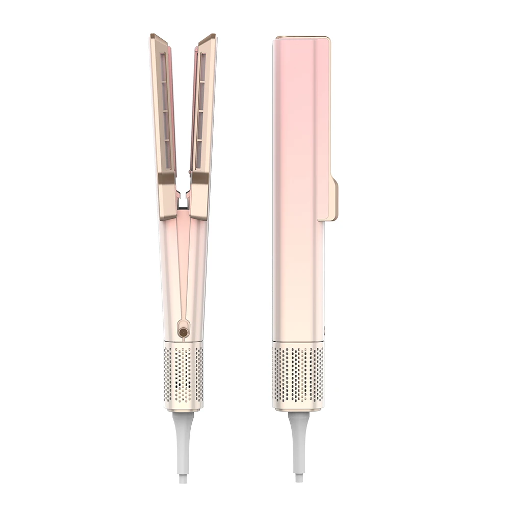 Mesky multifunctional new revair reverse-air rev air led screen hair dryer cool air flow hair 2 in 1 straightener curler