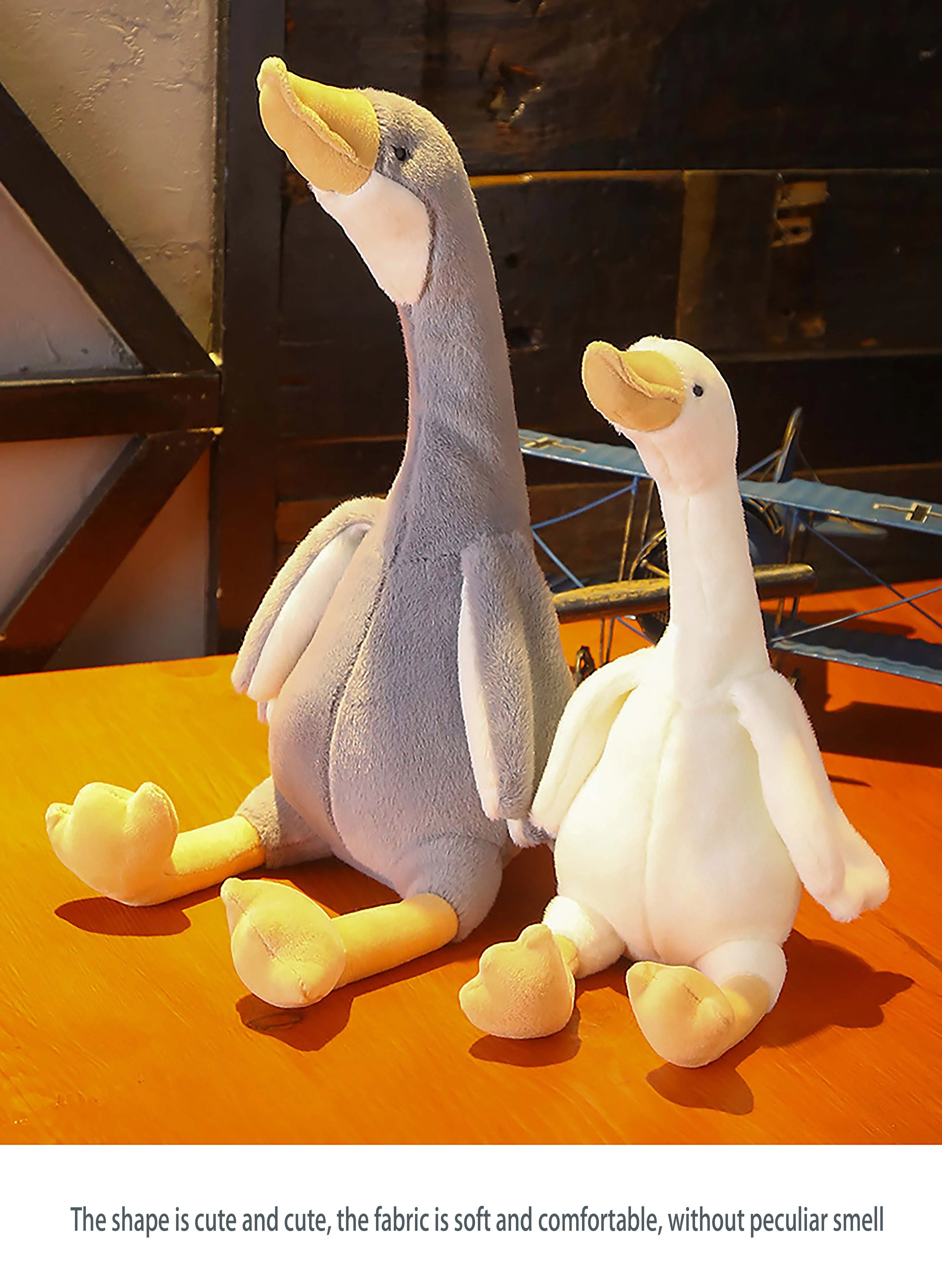 Wholesale Soft Swan Smooth Goose Plush Stuff Toy Gifts for Child Boys Girls Custom anime plush toys