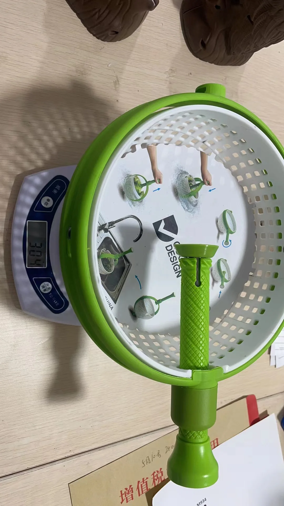 360 Degree Spina Manual Lettuce Spinner Colander Draining Strainers Vegetable Rotating Drain Dryer Basket Salad Spinner